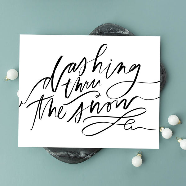 Dashing Thru The Snow – Lindsay Letters®