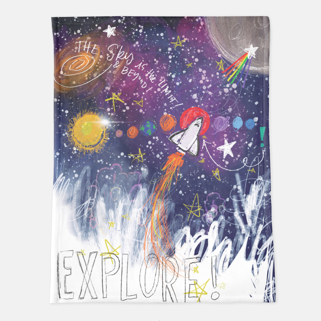 Space Daydream Blanket Design, 60 x 80