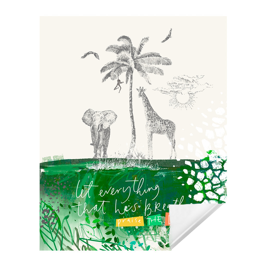 Safari Fun Adhesive Art Design, Faith Edition