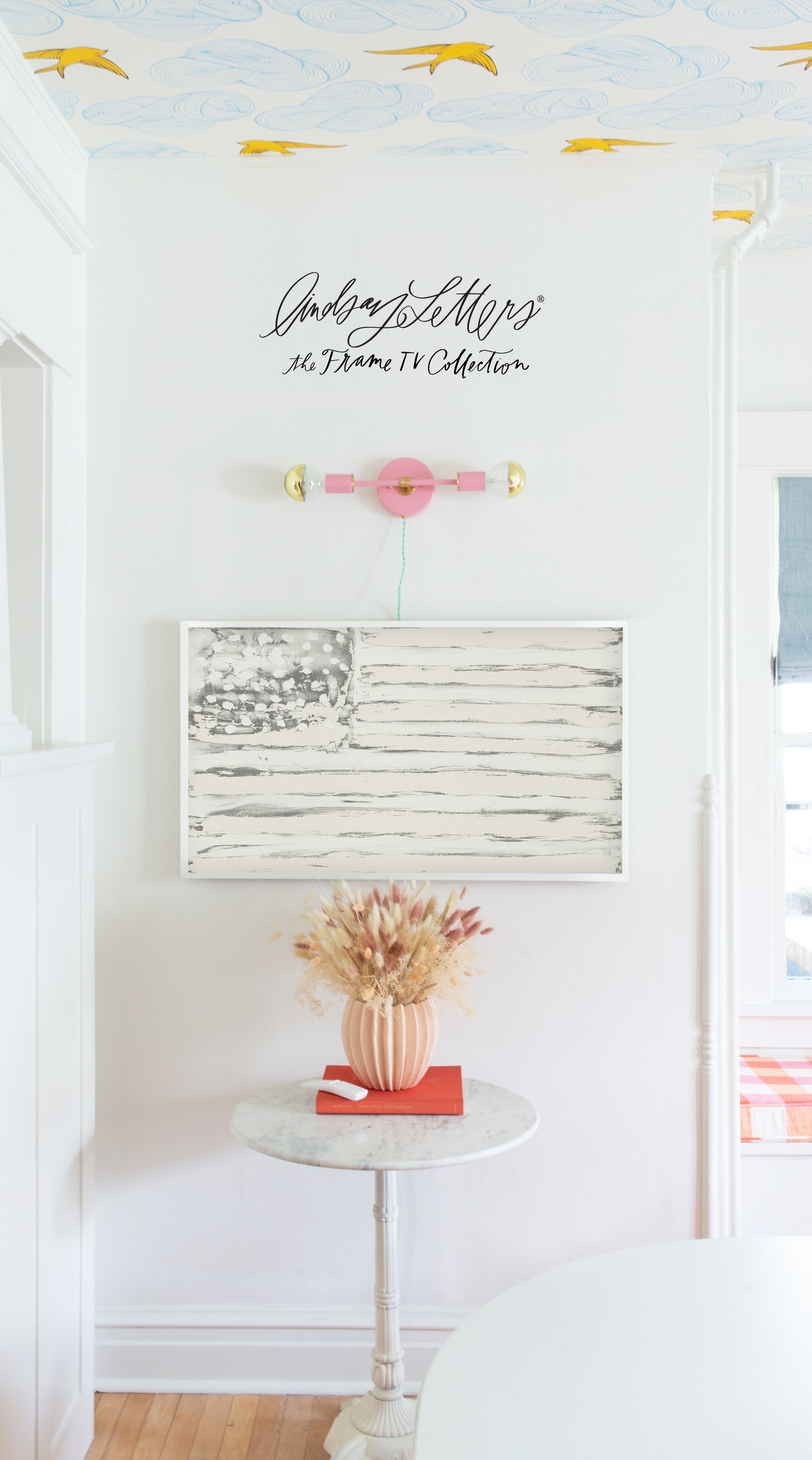 Alabaster Saltwash American Flag | Frame TV Art Design