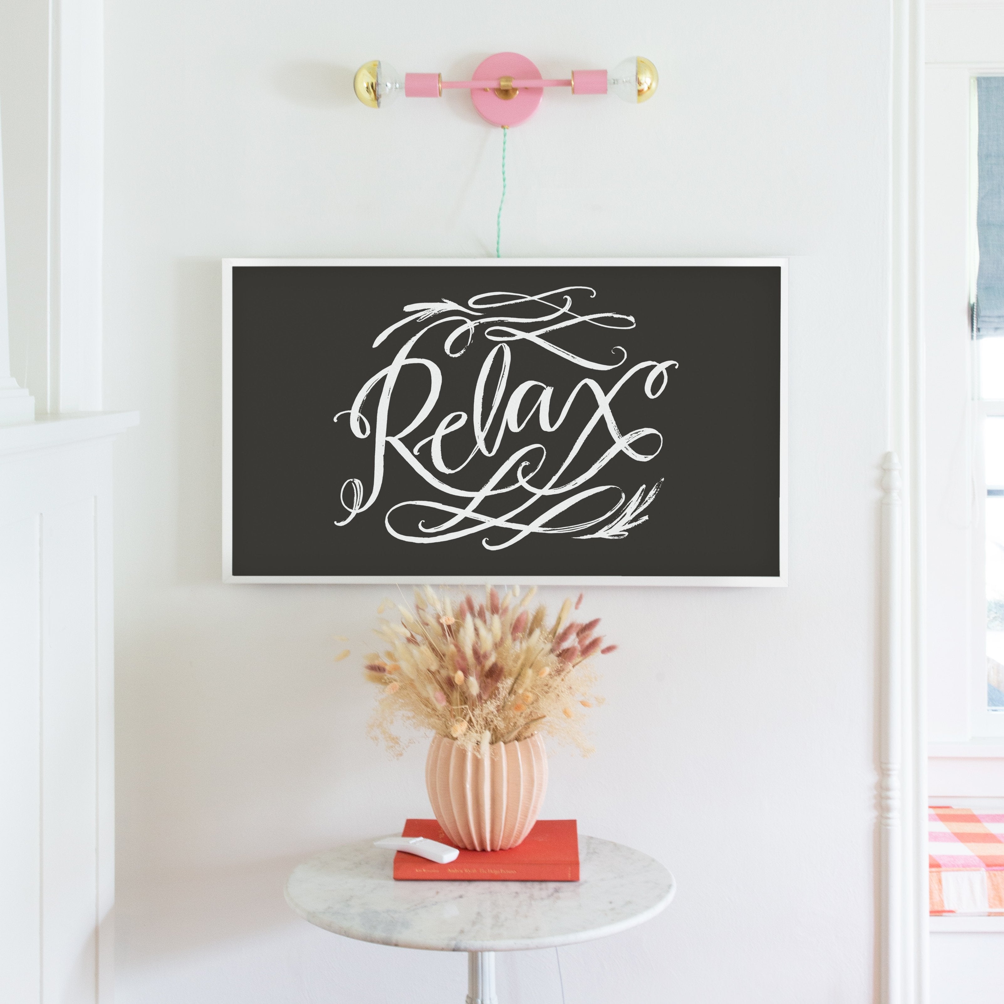 Relax in Classic Charcoal | Frame TV Art Design