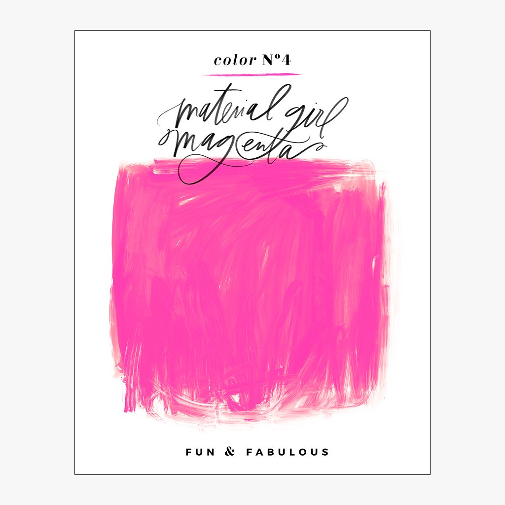 Material Girl Magenta Download Design