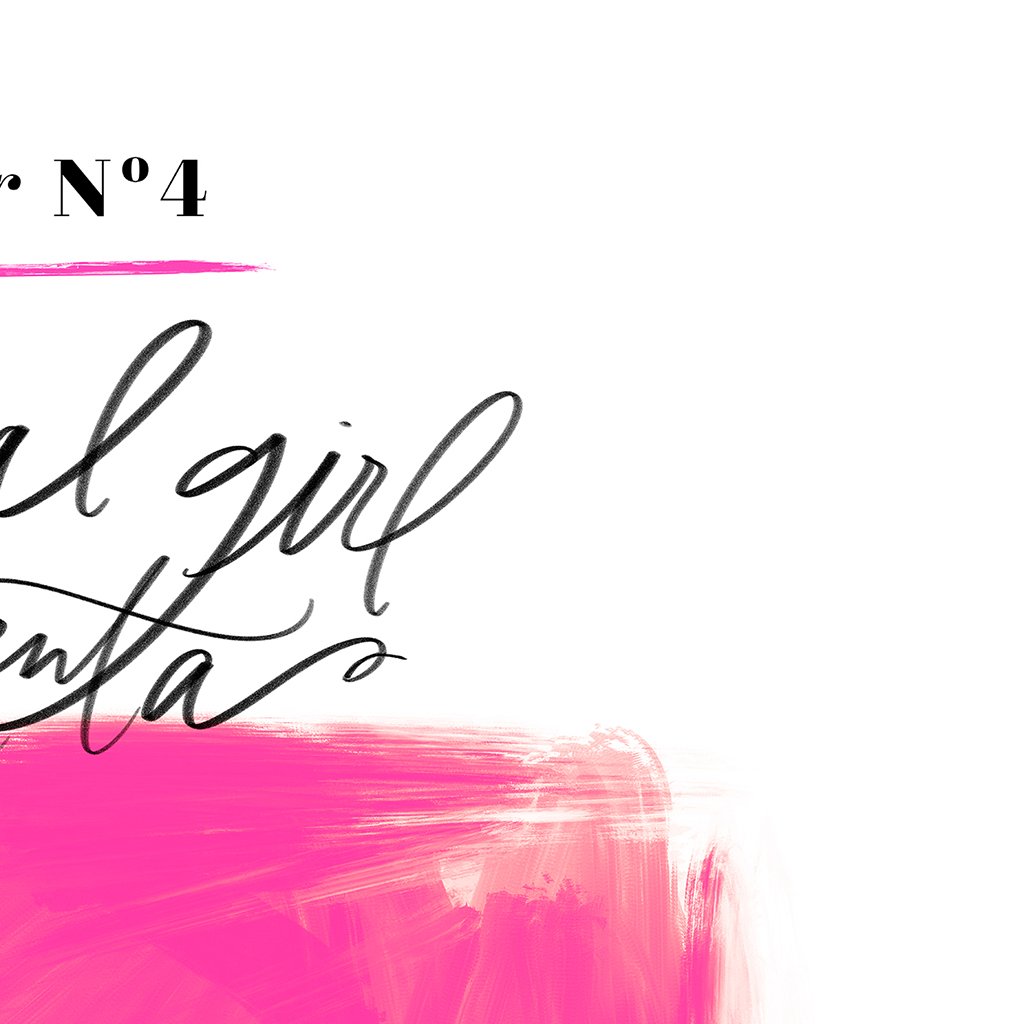 Material Girl Magenta Download Design Details