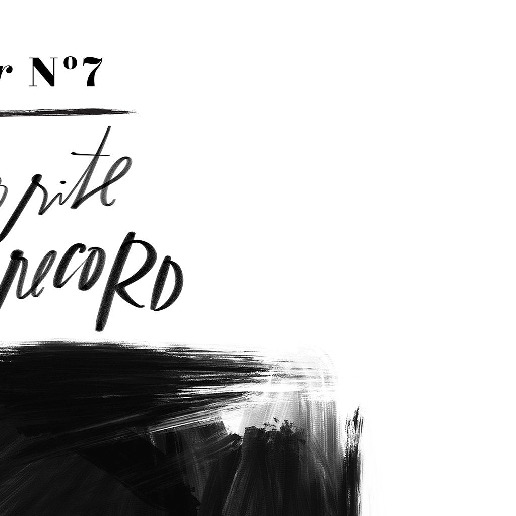 Favorite Vinyl Record Download Design Details