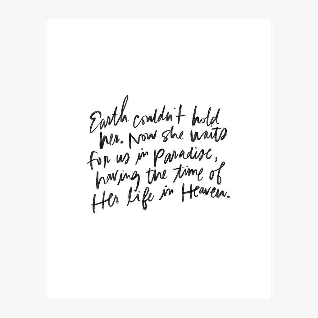 Earth Couldn't Hold Her Download Design