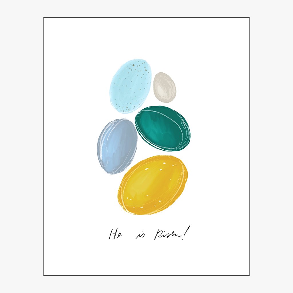 Easter Eggs, He Is Risen Download Design