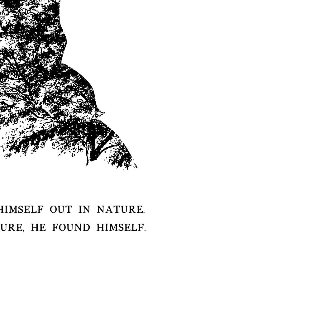 He Found Himself In Nature Download Design Details