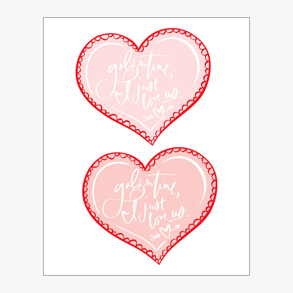 Galentine Card Download Design