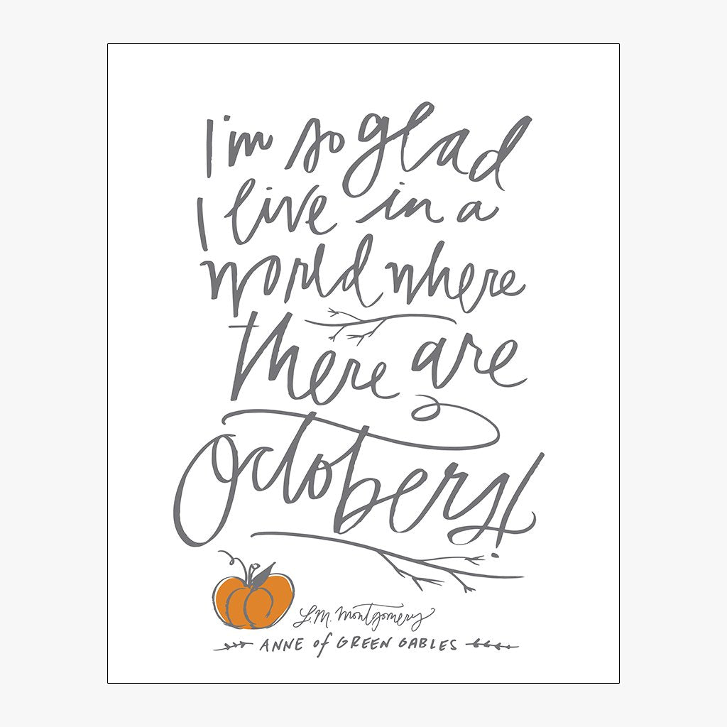 Octobers Download Design in Grey