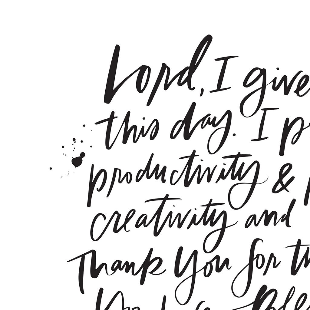 Productivity Prayer Download Design Details