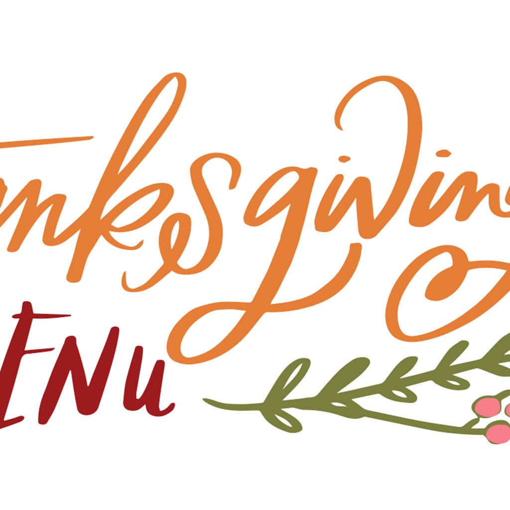Thanksgiving Hosting Pack, Menu Card Design Details in Multi Color