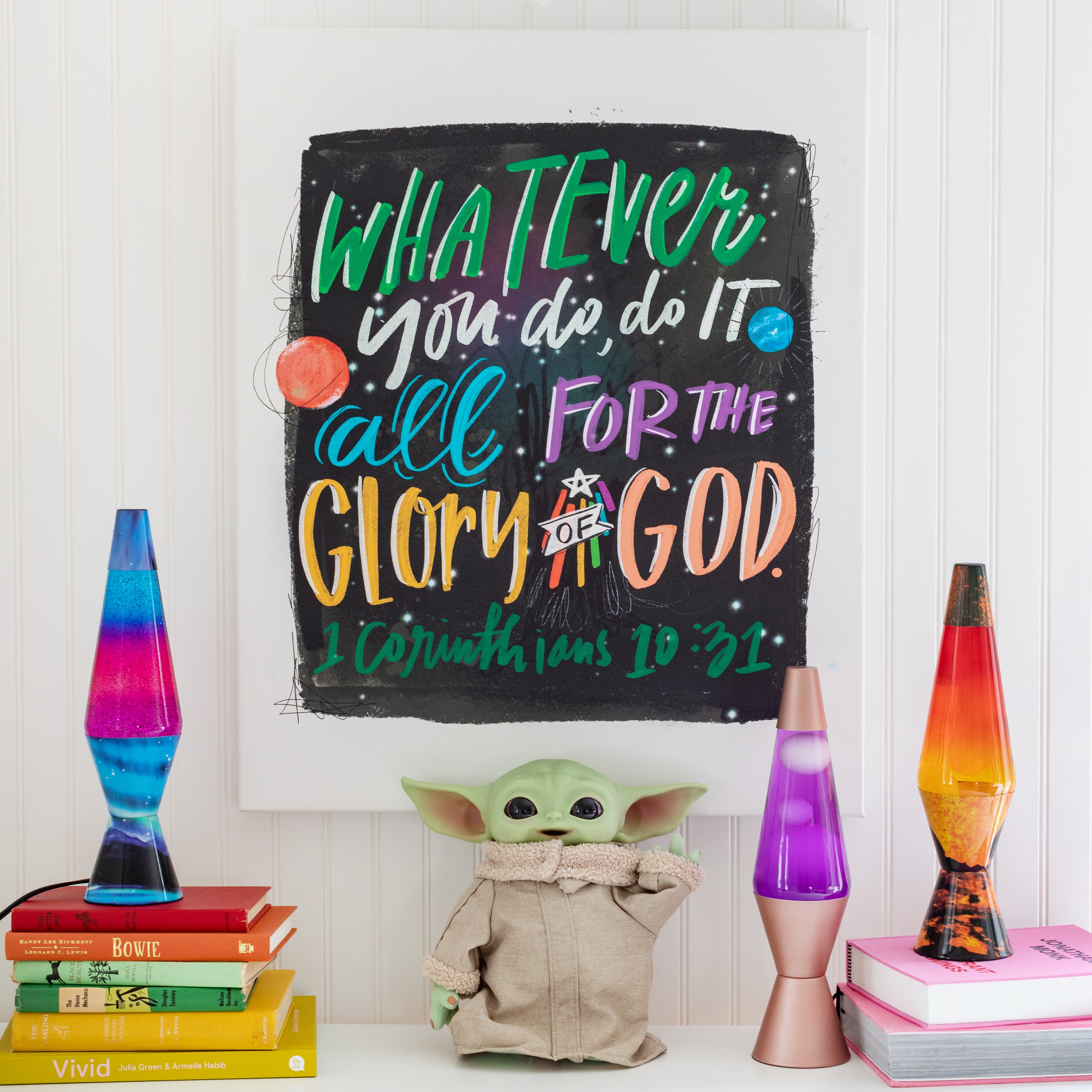 Case For Space, Faith Edition as an unframed canvas, size 24 x 30