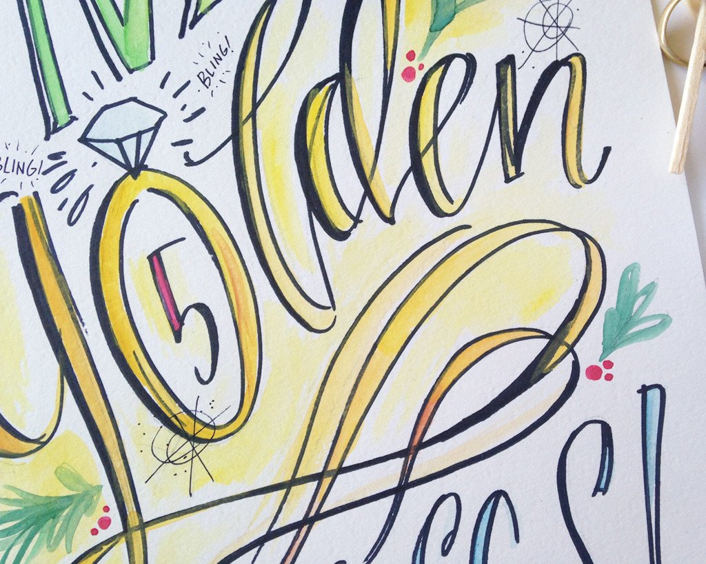 Days of Christmas Printable - 5th Day (Download)