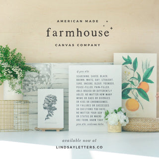 Introducing: Farmhouse Canvas Co.