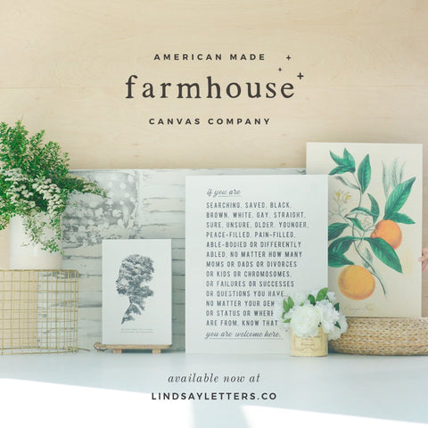 Introducing: Farmhouse Canvas Co.