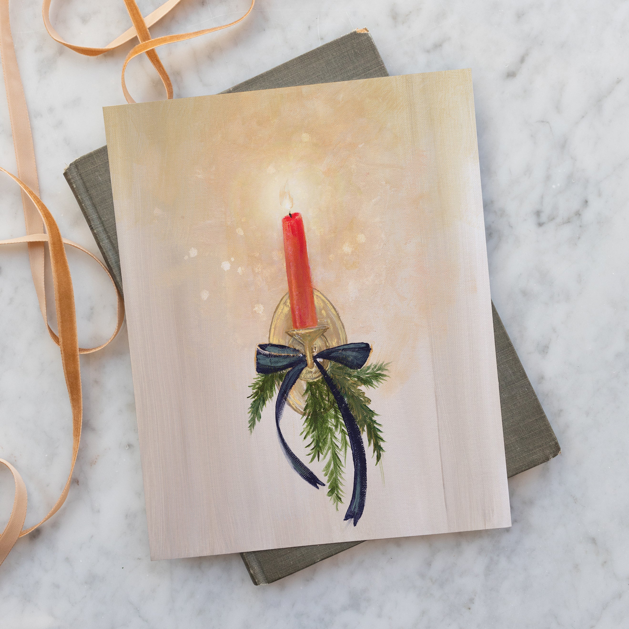 art print of Flicker In The Hallway, size 8 x 10