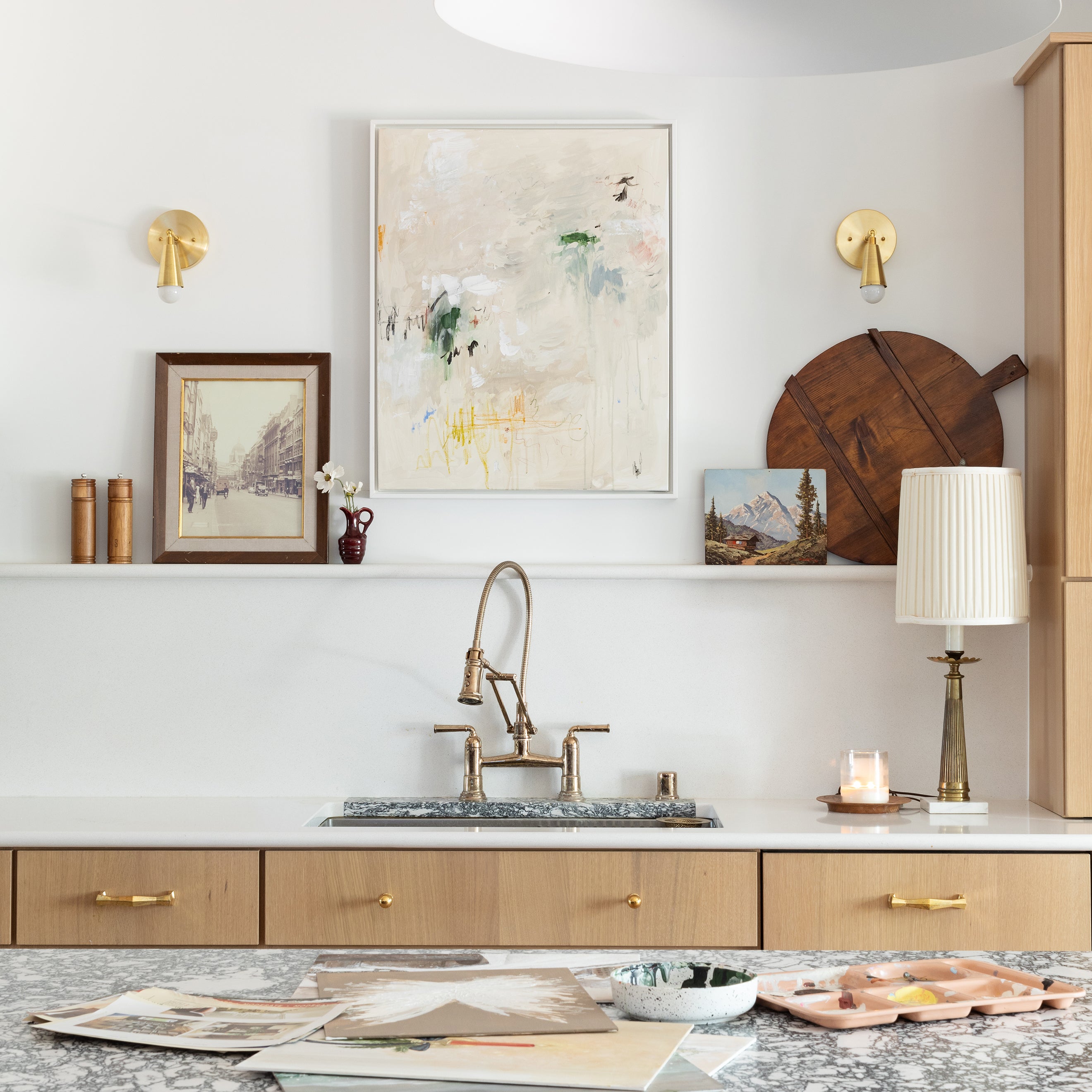 Pixie framed canvas in Gallery White, size 24 x 30