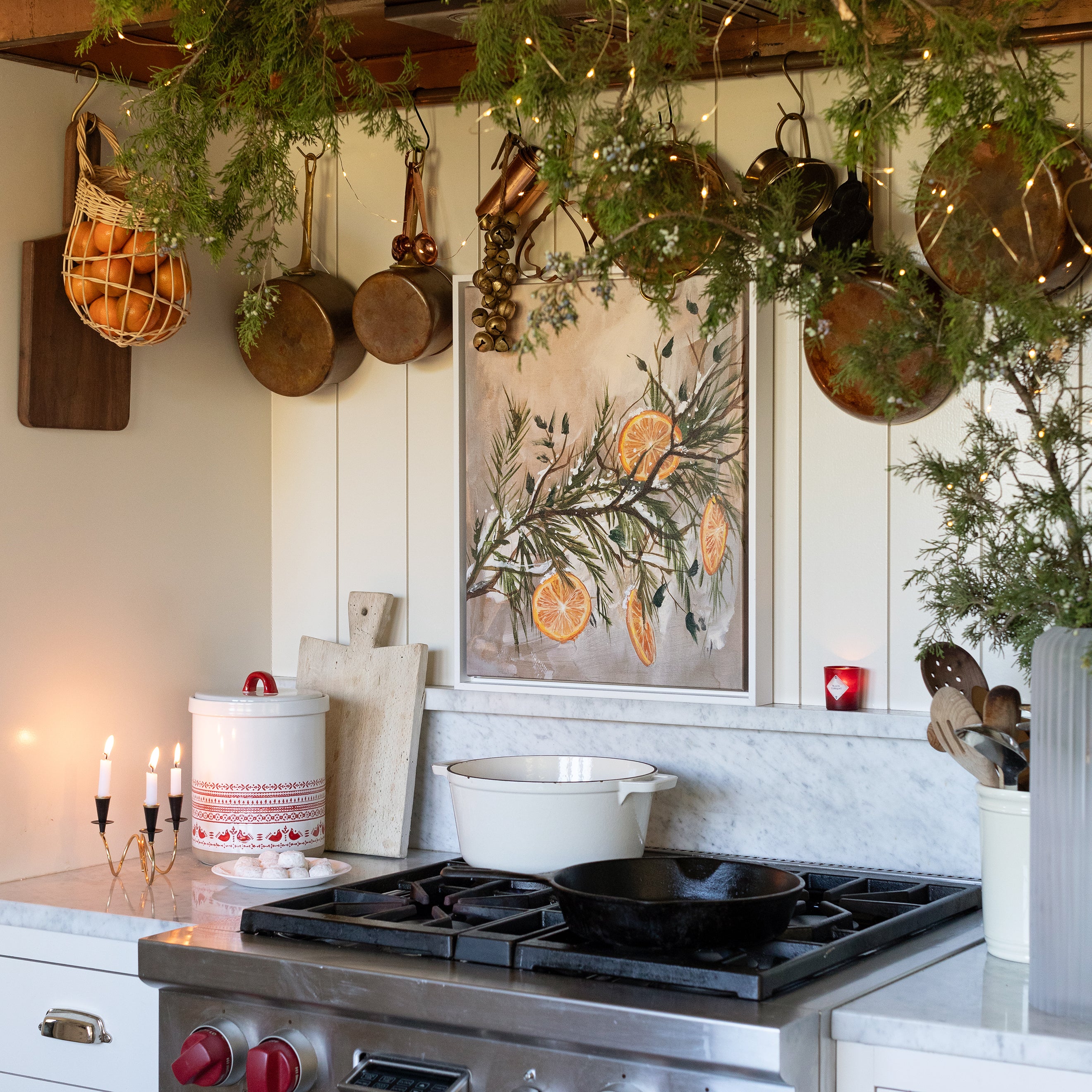 Citrus Garland | Vertical | Canvas