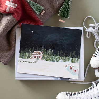 Christmas Cottage | Canvas