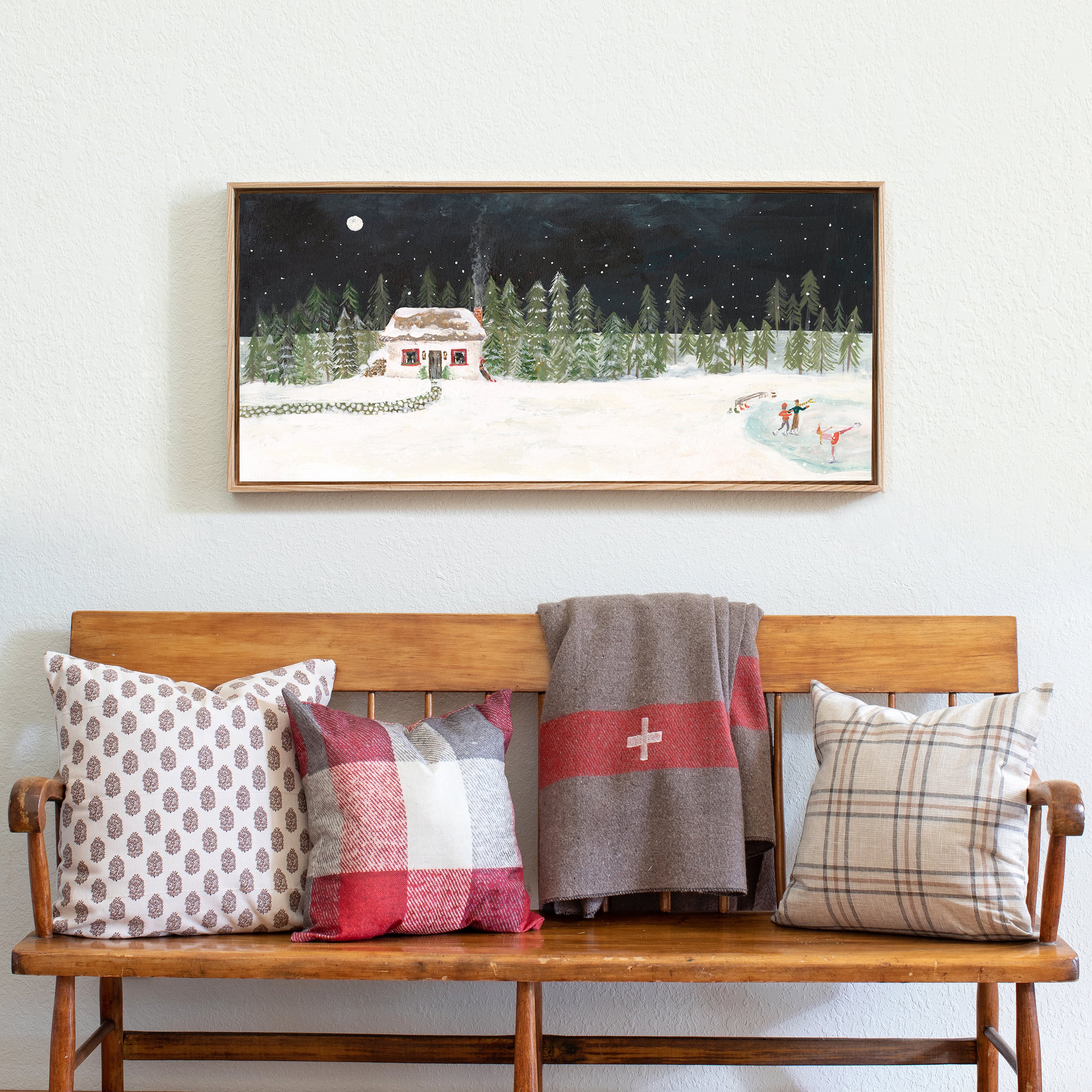 Christmas Cottage | Canvas