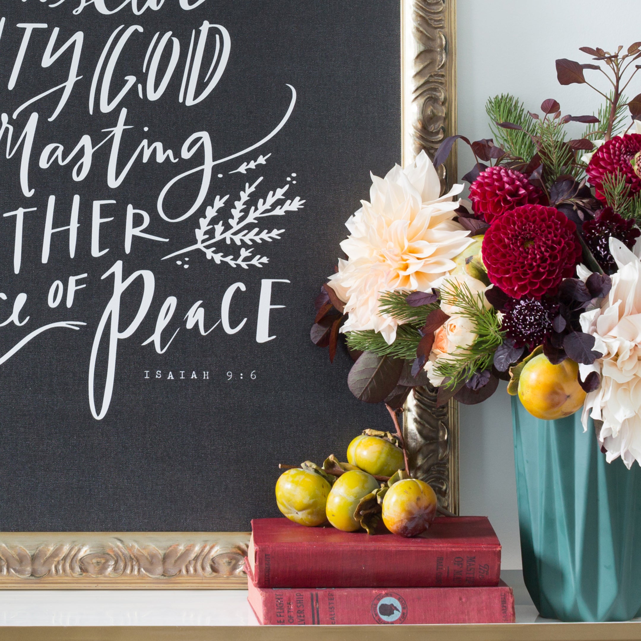 Wonderful Counselor | Charcoal | Canvas