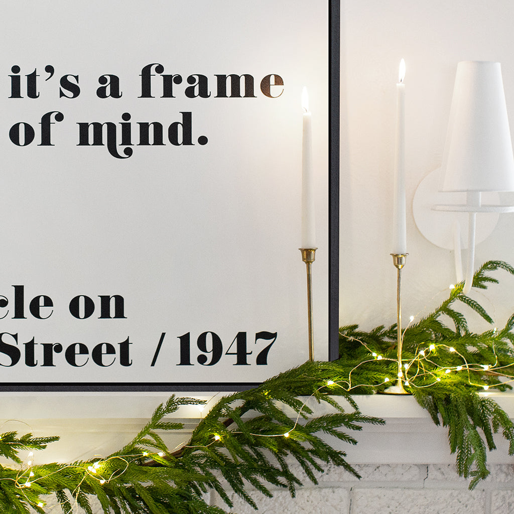 Christmas Isn't Just a Day (Miracle on 34th Street) | Evergreen | Art Print