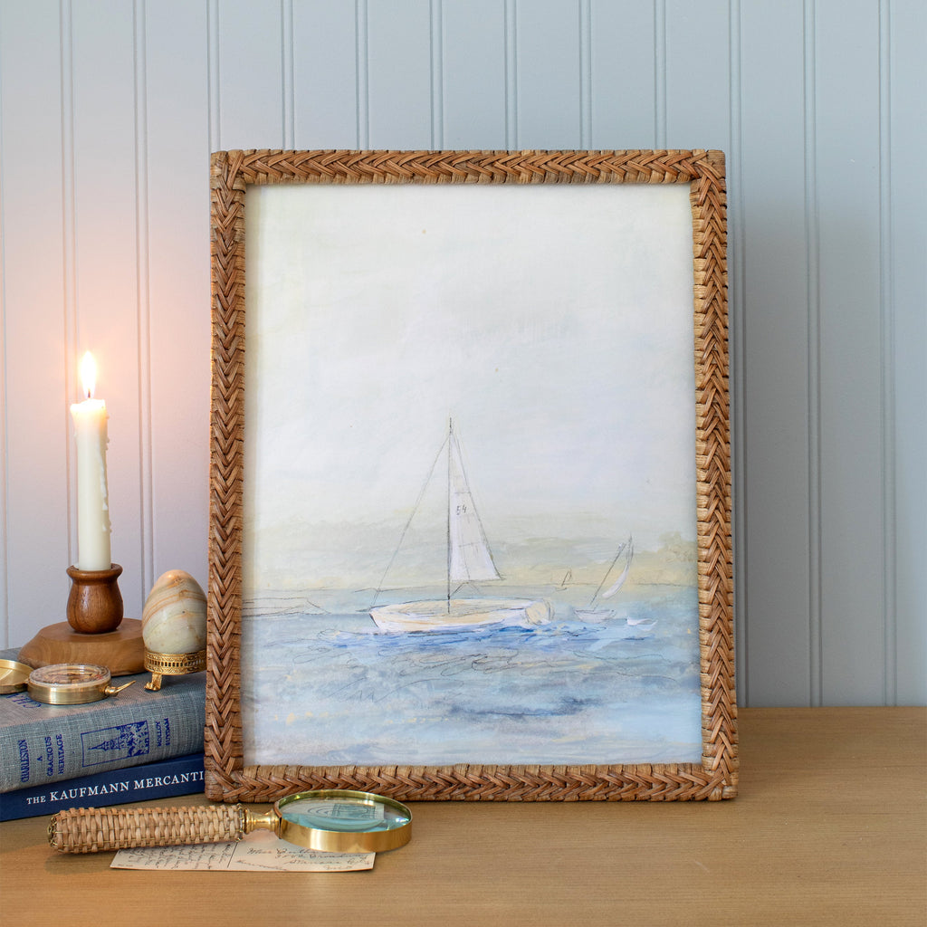 art print of sail away in custom frame, size 11 x 14