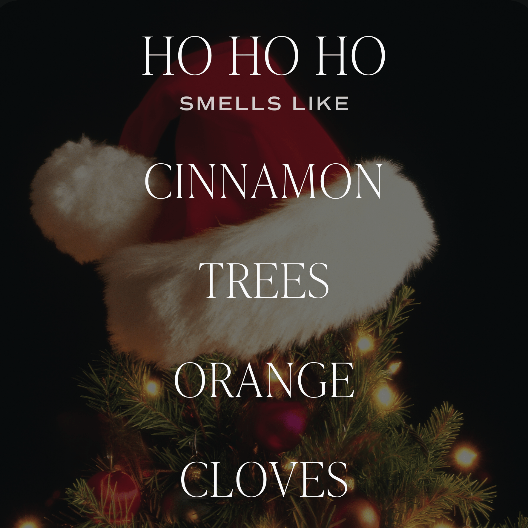 Ho Ho Ho Soy Candle (15oz Green Matte Jar – Christmas)