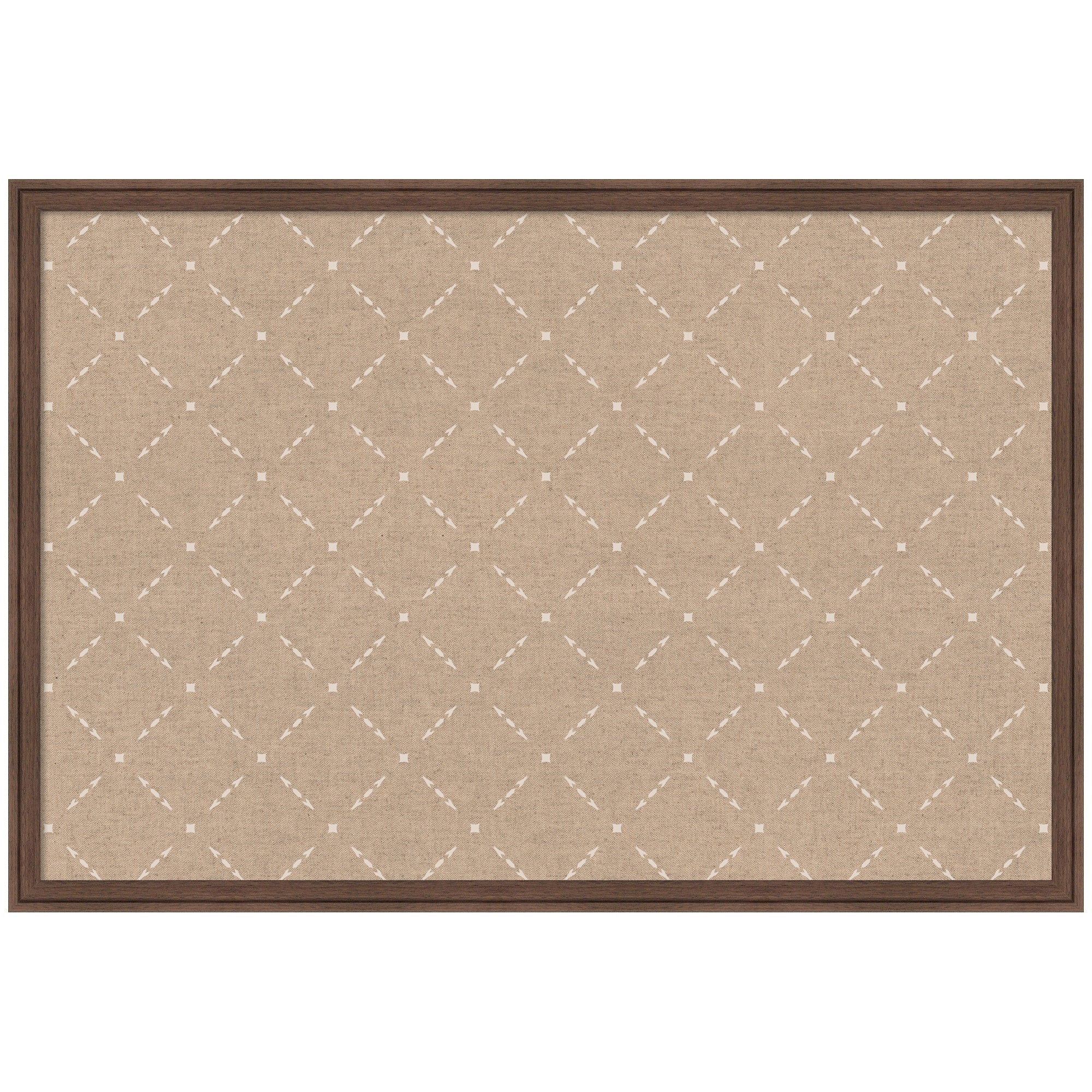Pinboard Beige Lattice Pattern