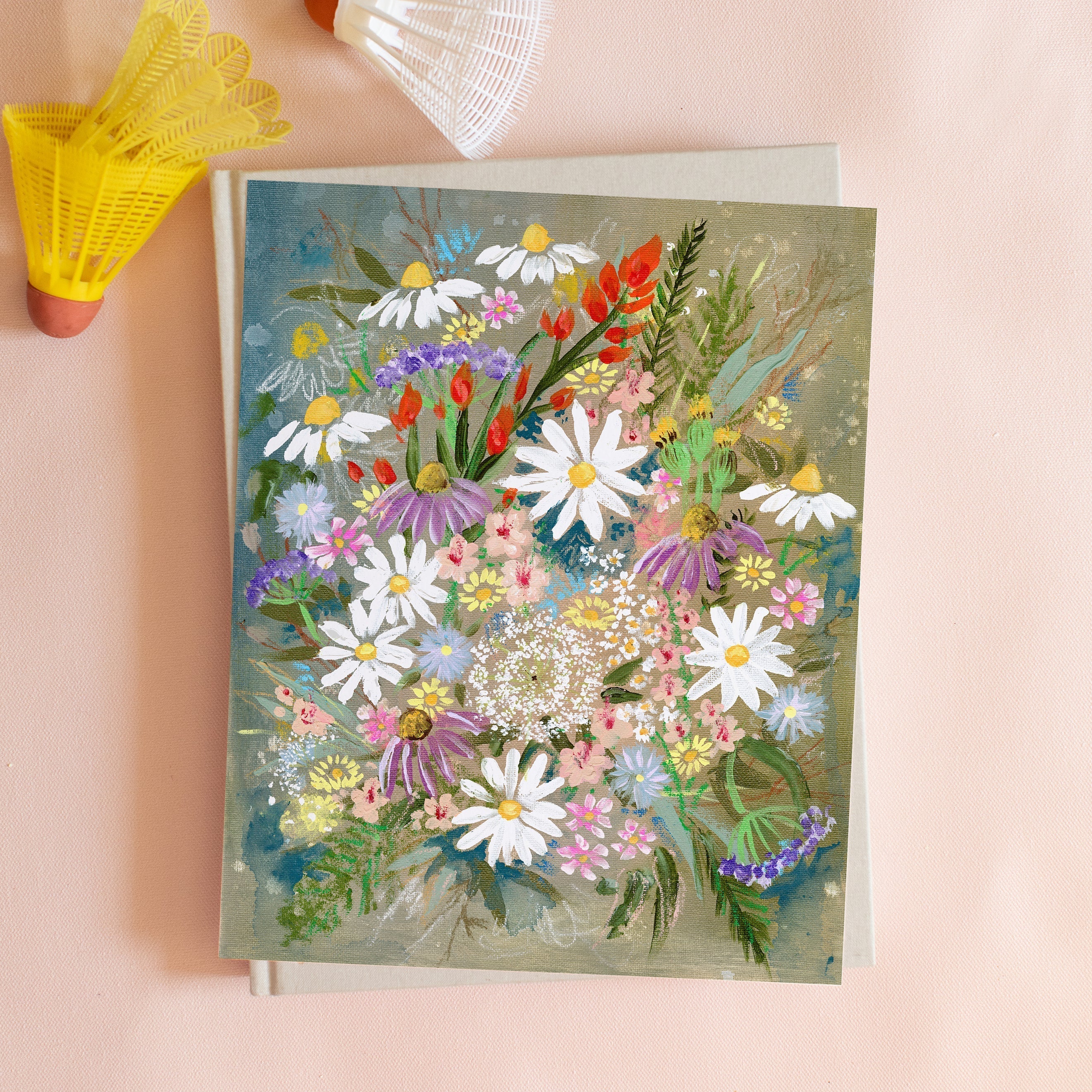 Summer Wildflowers Luxe Art Print