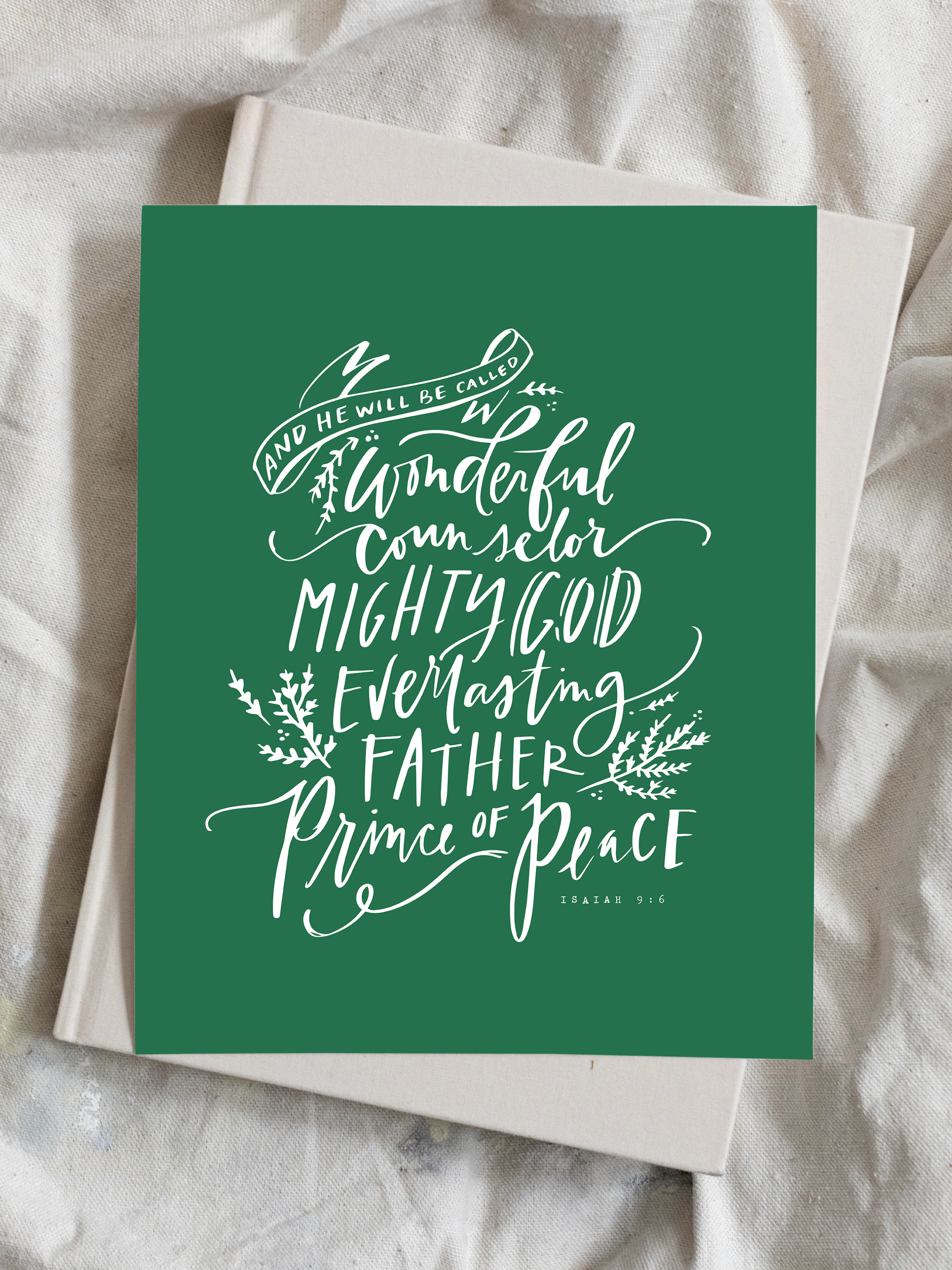 Wonderful Counselor | Kelly Green | Canvas