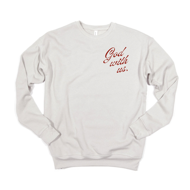 God With Us on Dust (Bella Crewneck)