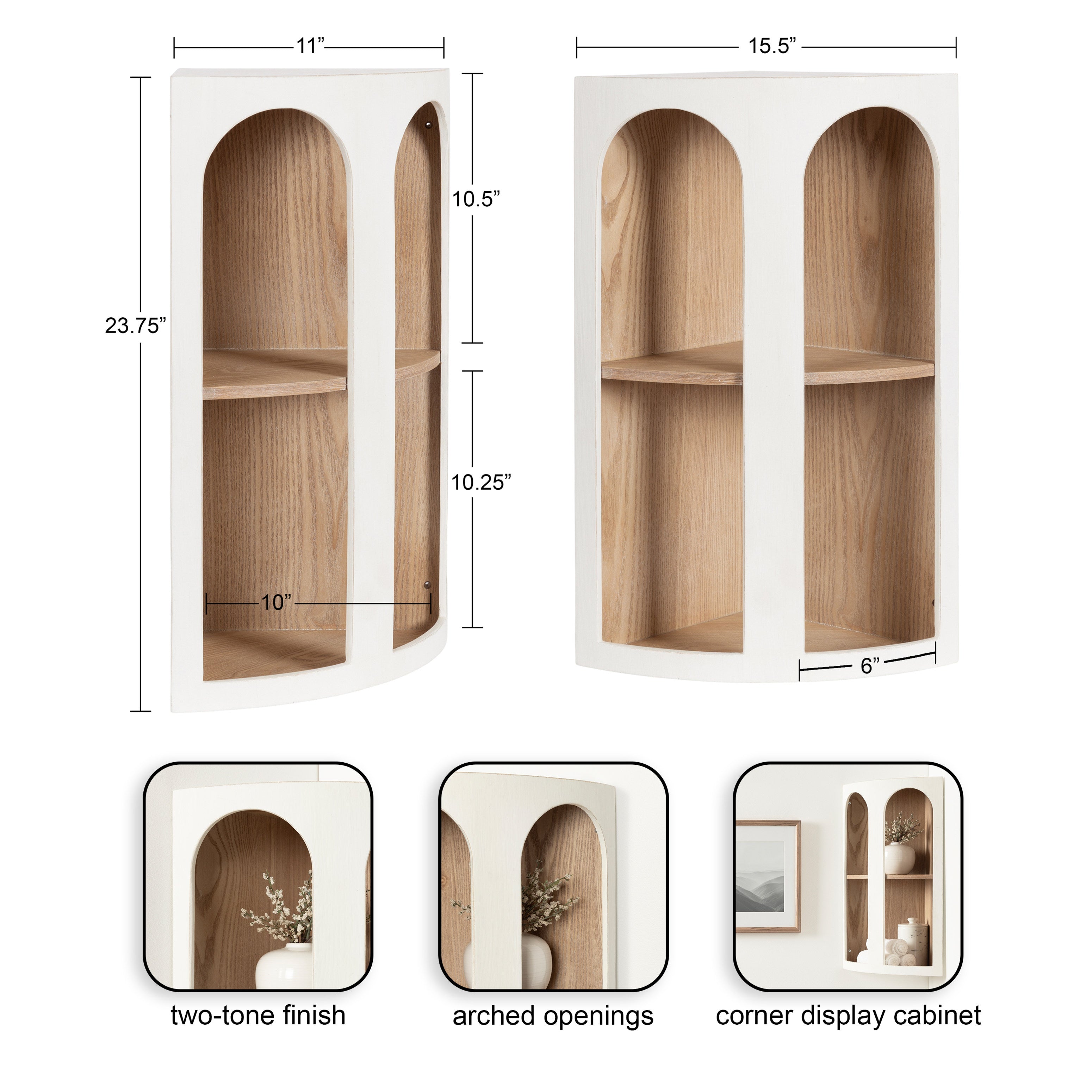 Elloree Corner Shelf