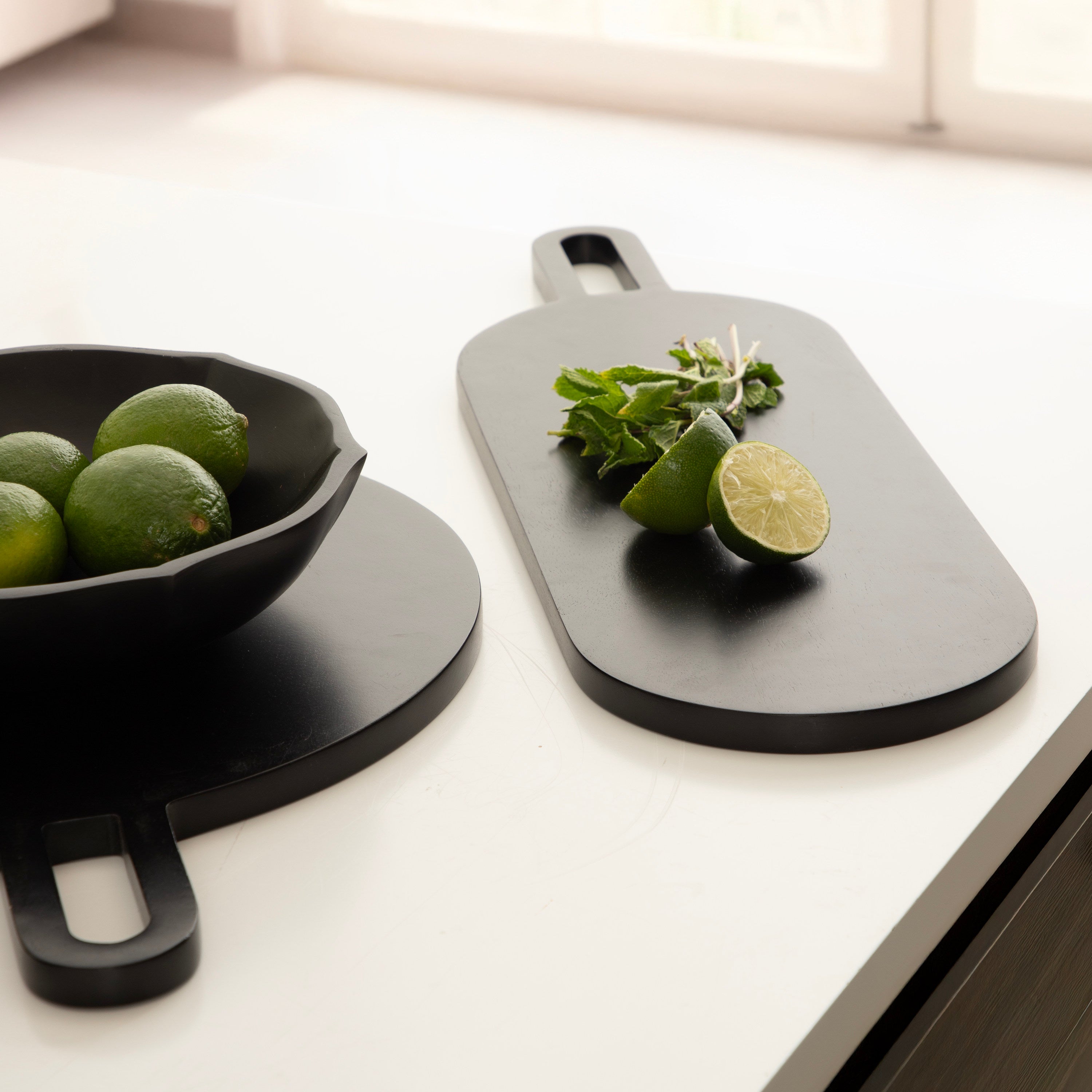 Staven 2 Piece Wood Serving Board Set