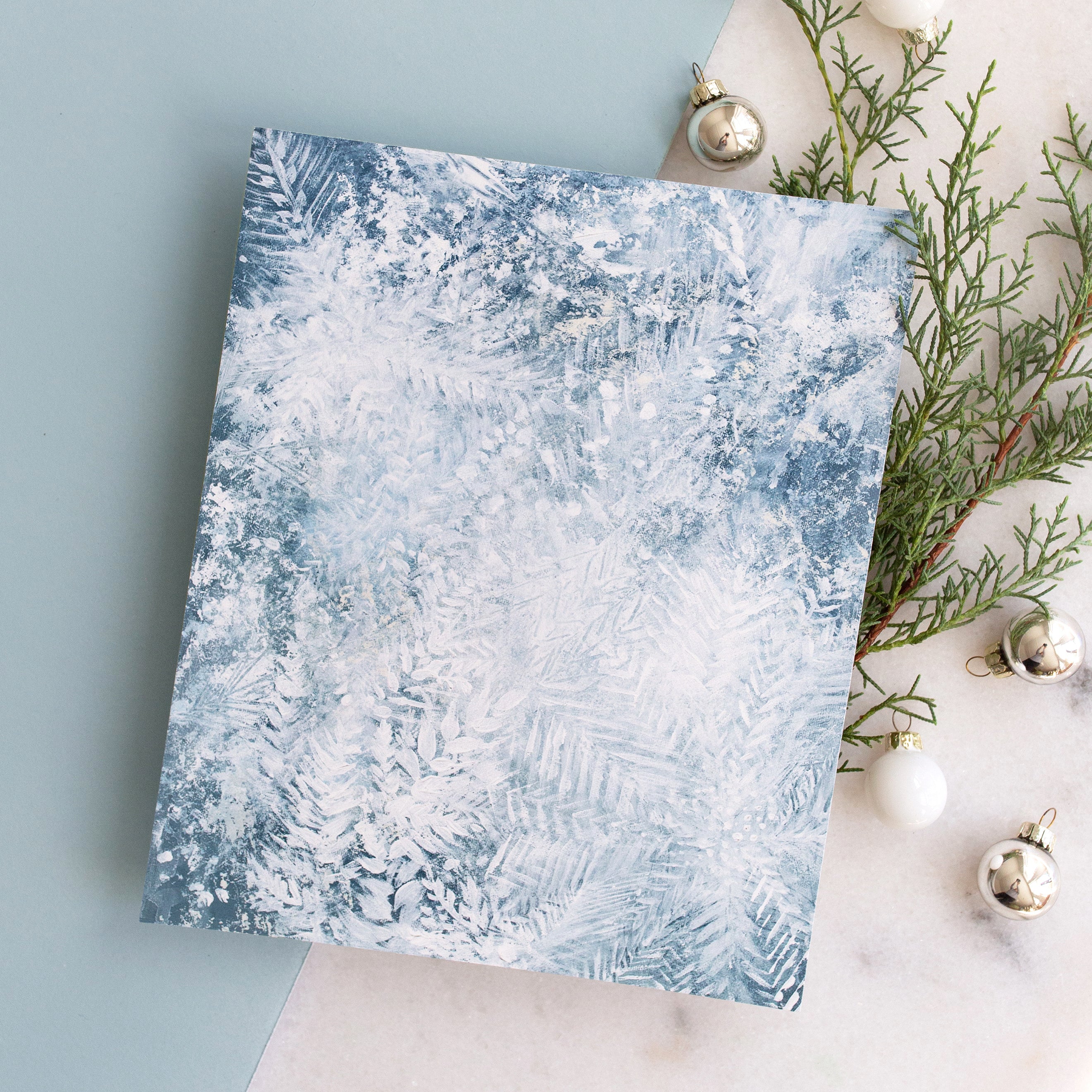 Sparkling Snowflakes Canvas Wall Art