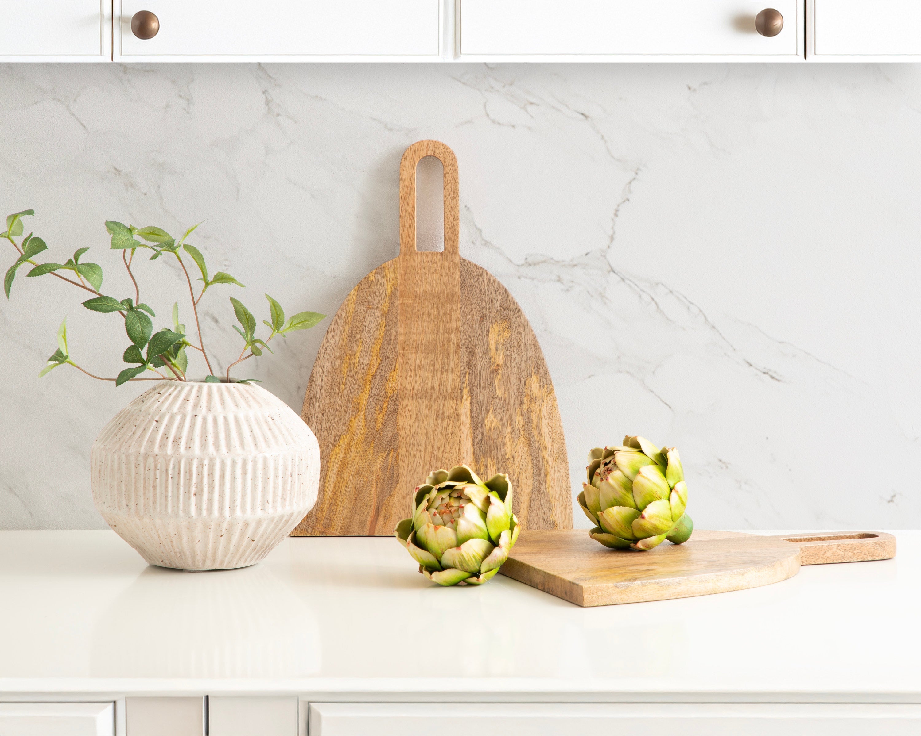 Staven 2 Piece Wood Serving Board Set