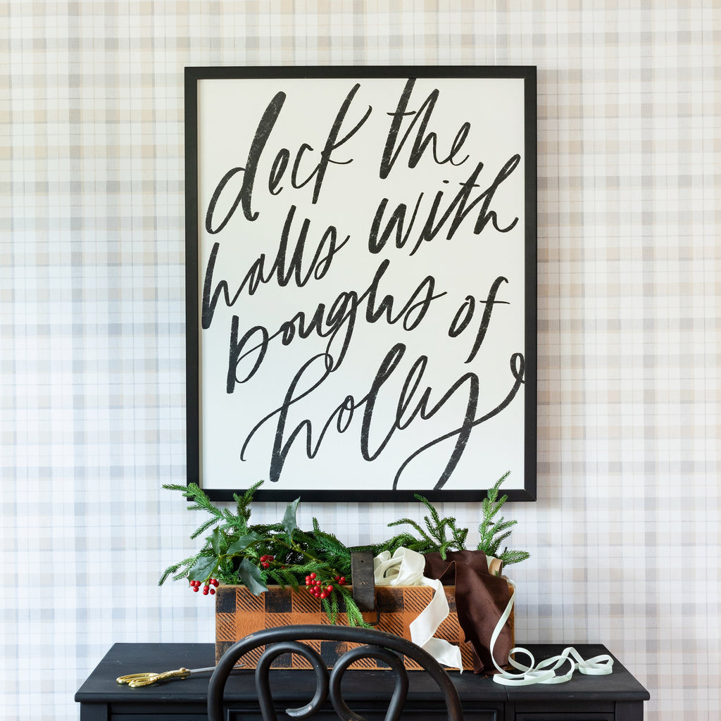 deck the halls canvas