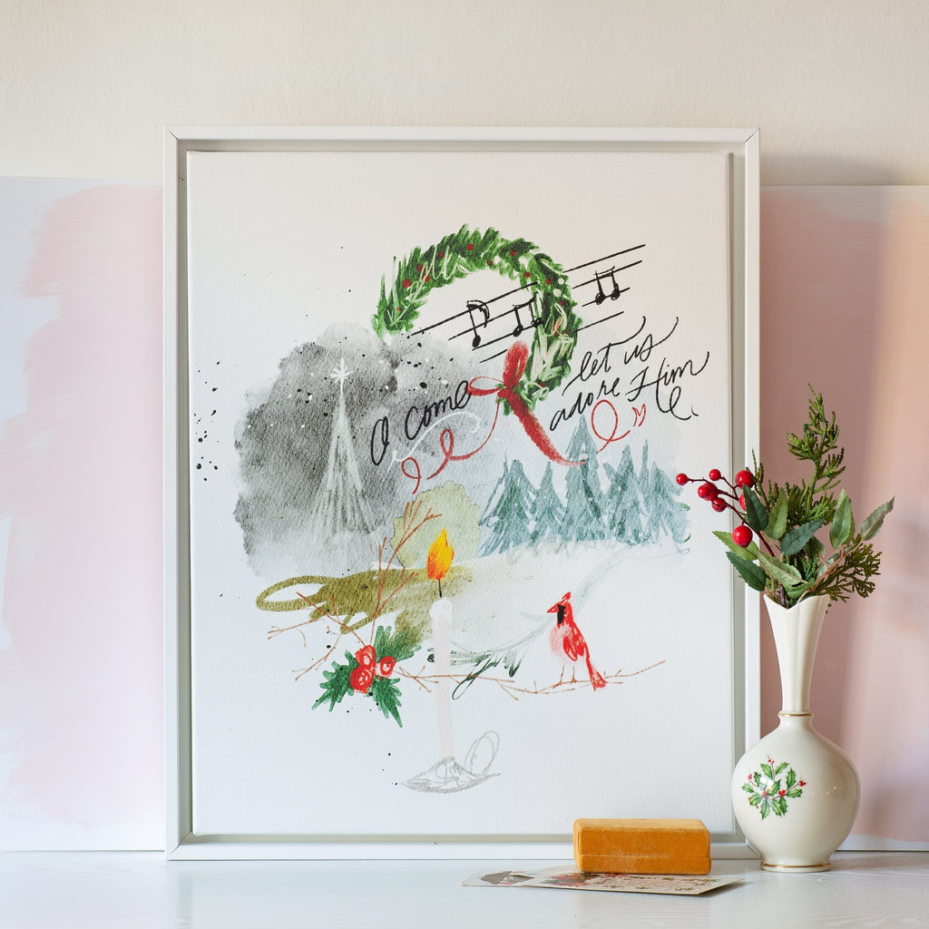 christmas daydream canvas