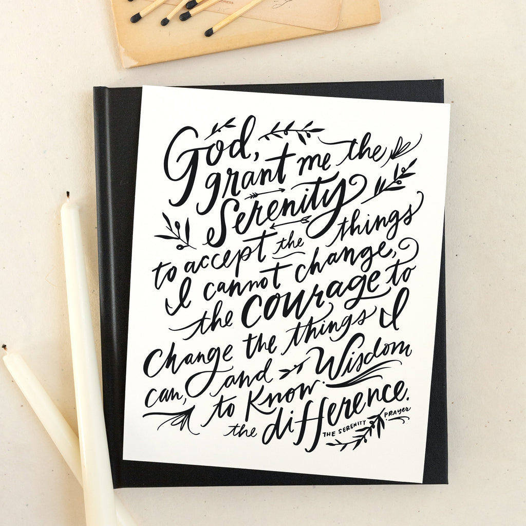 serenity prayer art print