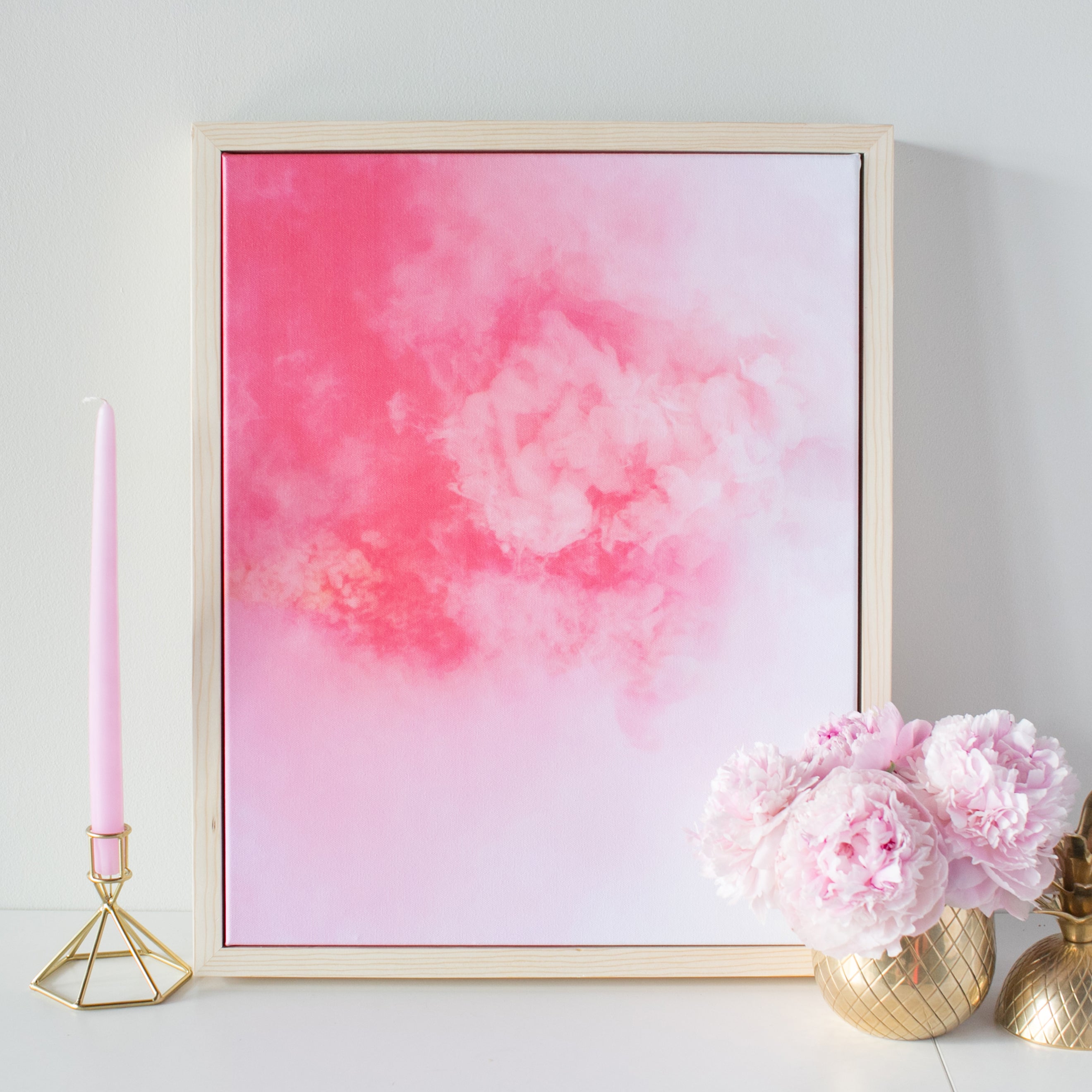 Melon Bomb Canvas Wall Art. vertical