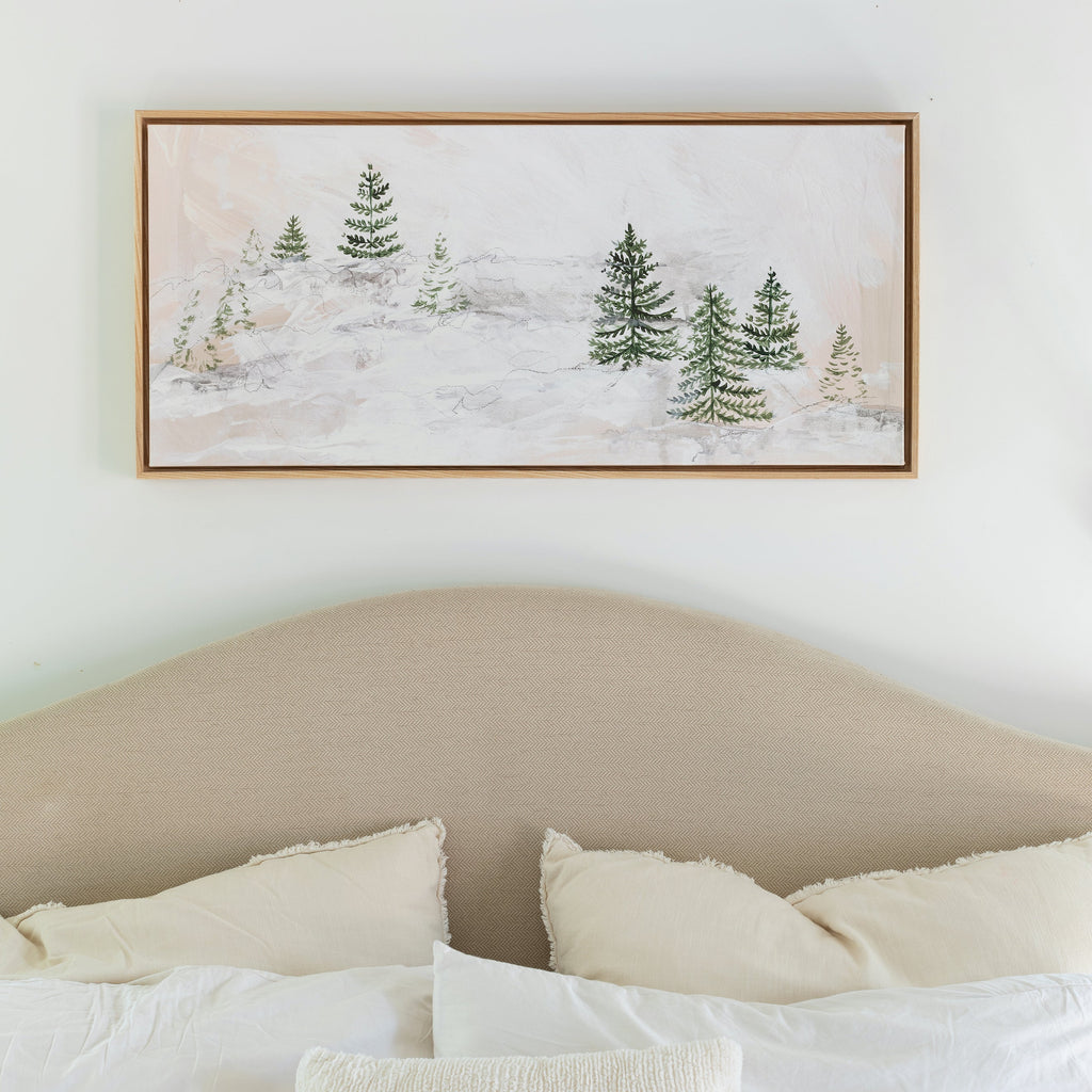 scandi trees canvas