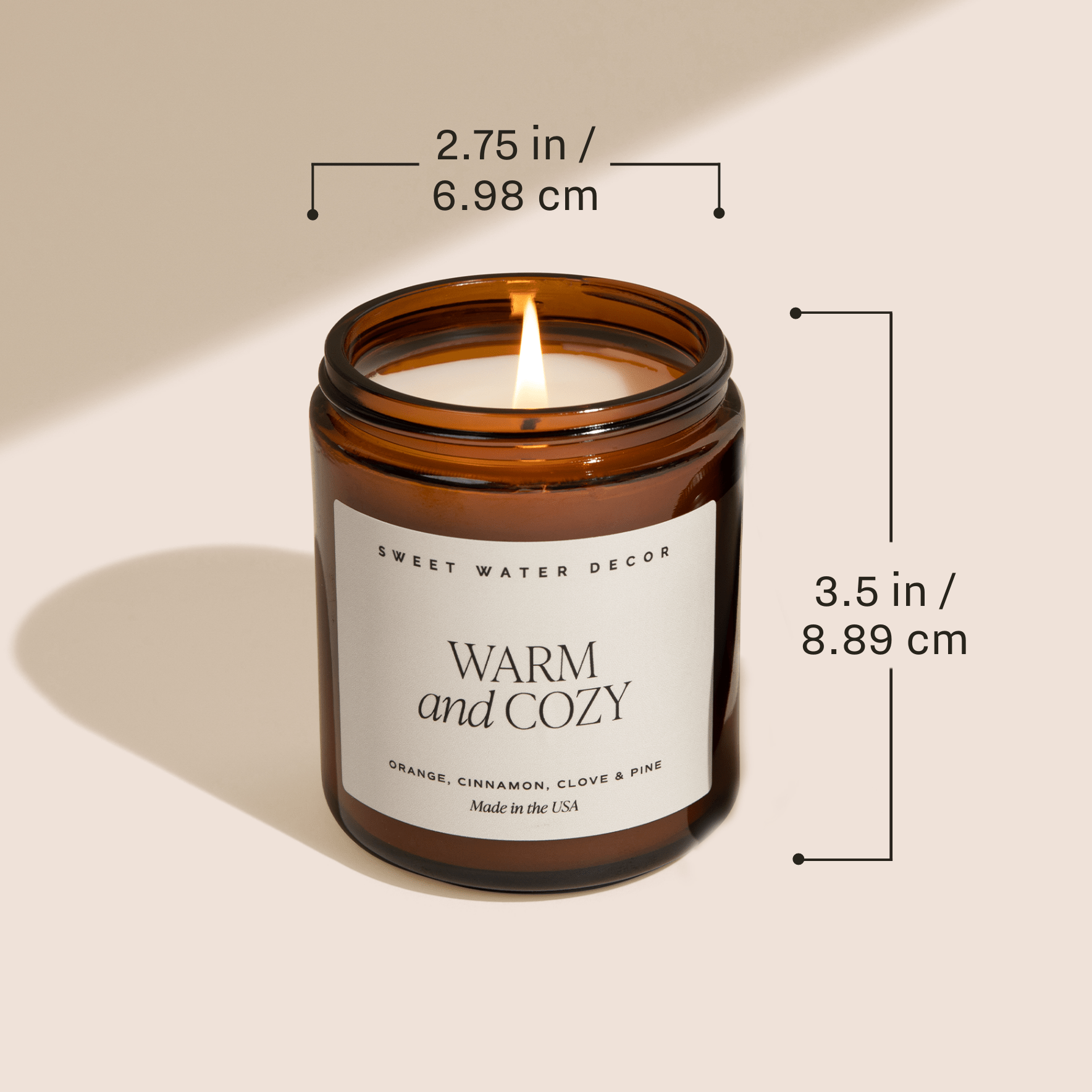Pumpkin Spice Soy Candle (9oz Amber Jar)