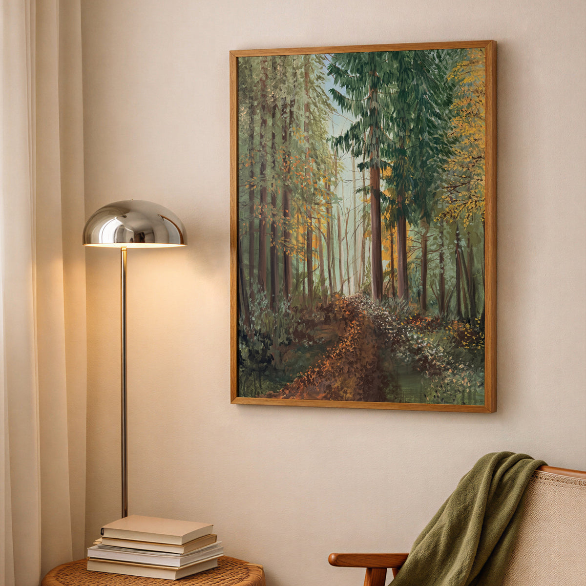 A Quiet Path Luxe Art Print