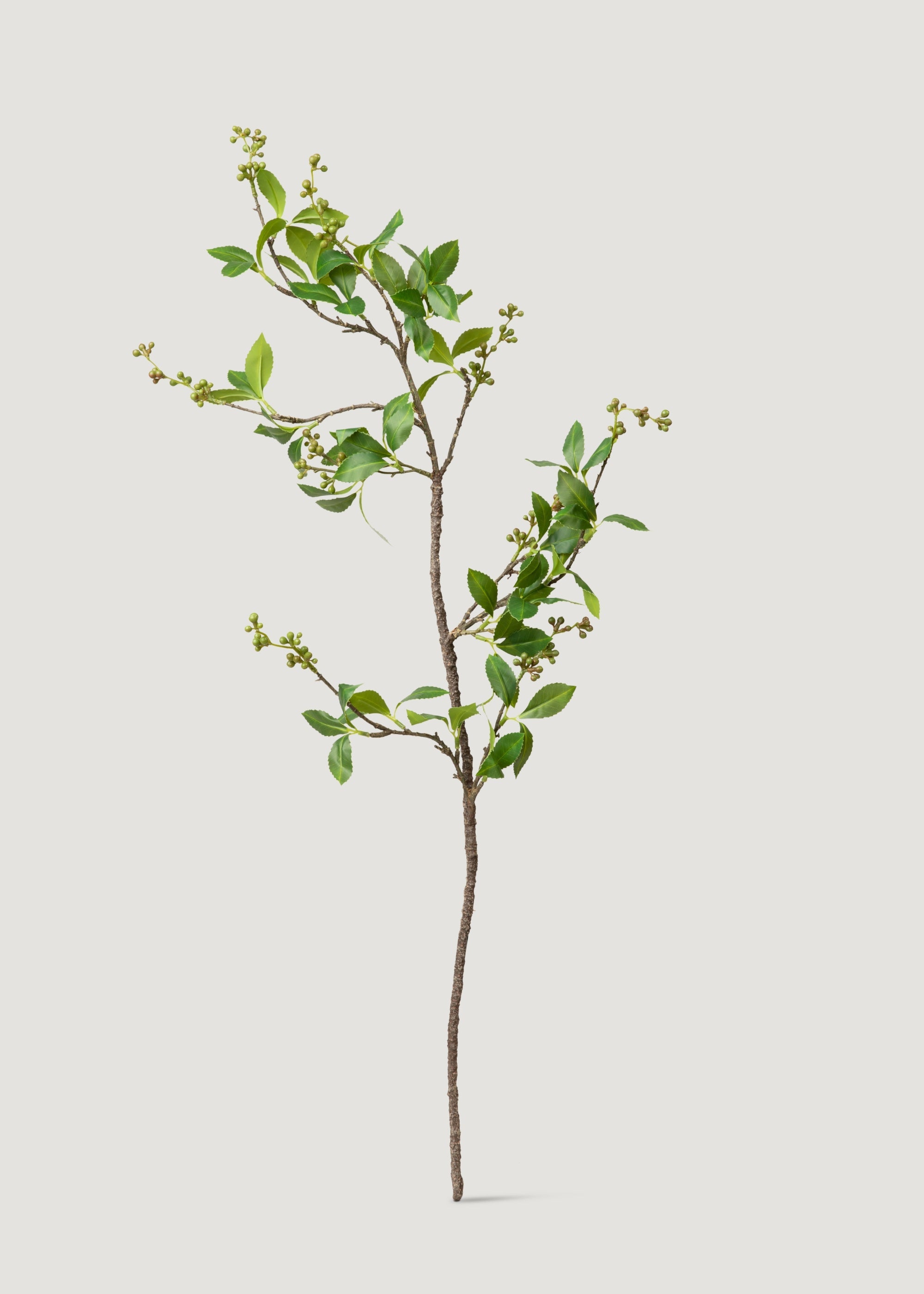 Green Chokeberry Artificial Berries Branch - 39"