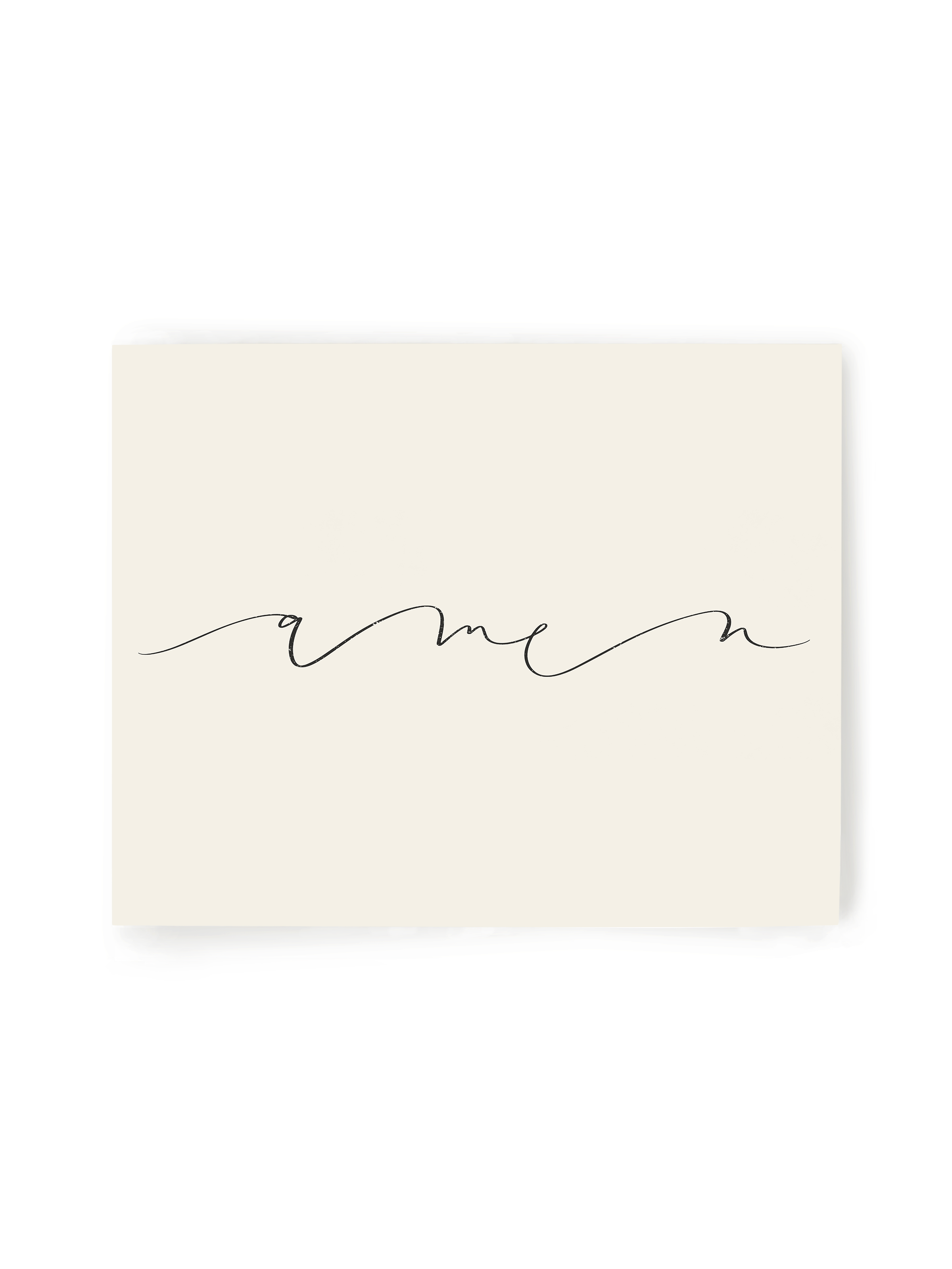 Big, Scripty Amen | Art Print