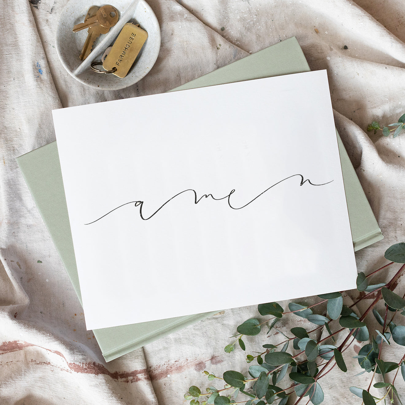 Big, Scripty Amen | Canvas