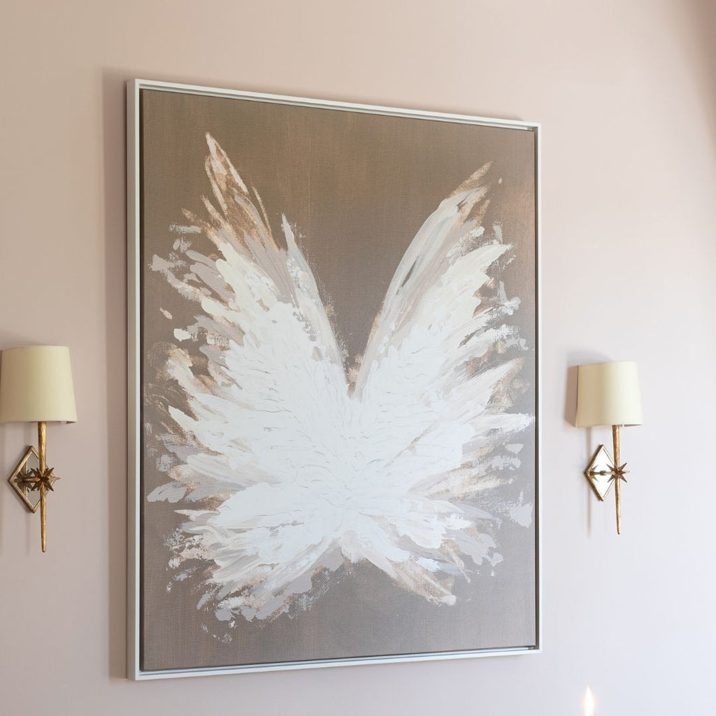 angel wings canvas