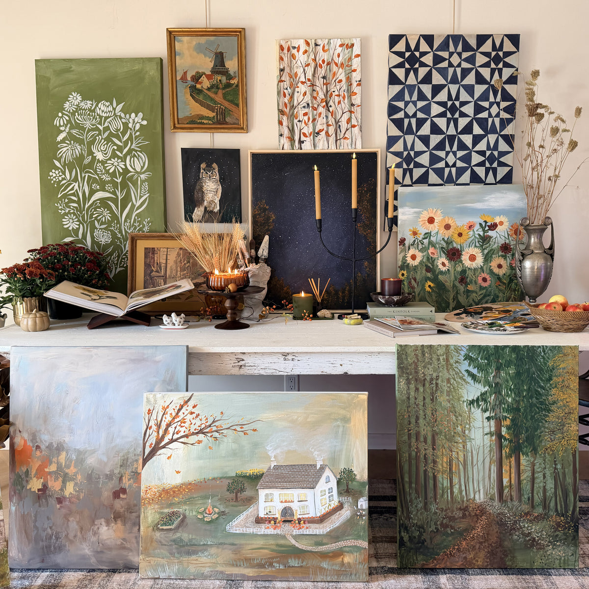 A Quiet Path Canvas Wall Art