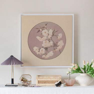 Azalea Circle in Lavender | Canvas