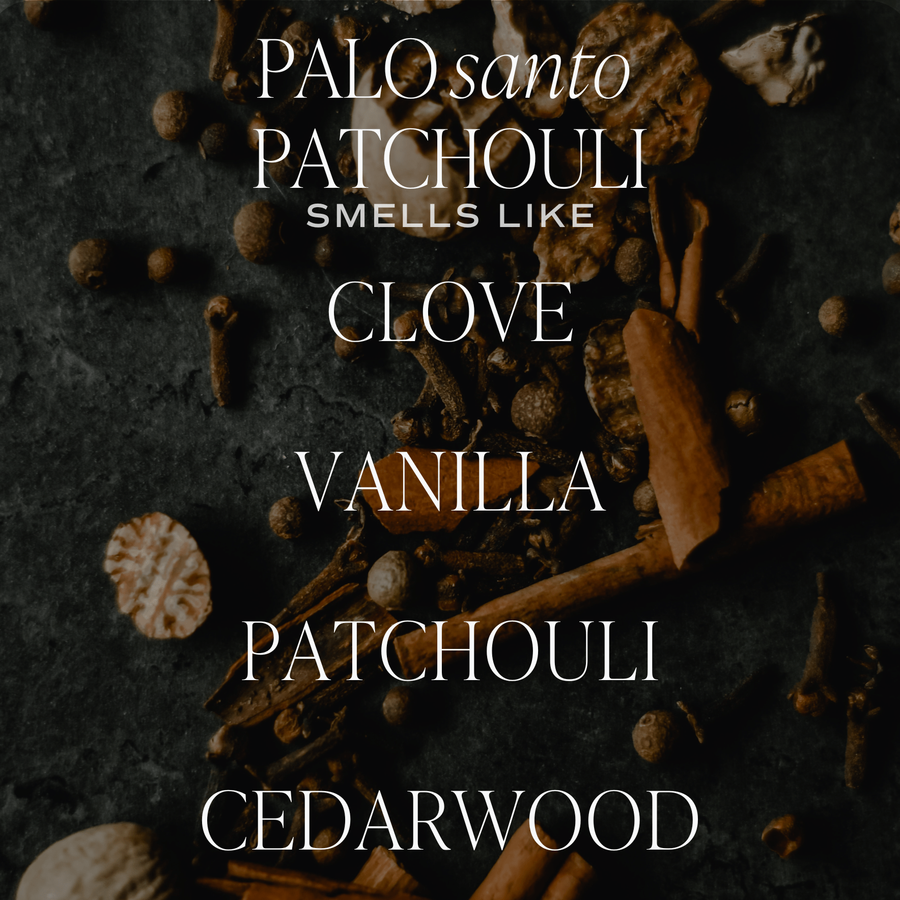 Palo Santo Patchouli Soy Candle (12oz Tinted Glass Jar)